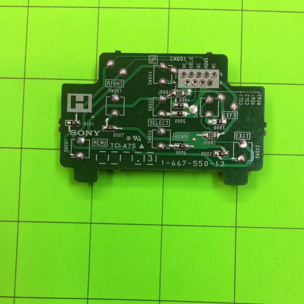 Sony SAT-A4 Satellite Receiver Cable Up/Down/Left/Right/Select/Guide/Menu Button