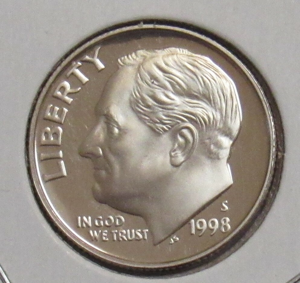 1998 S Proof Roosevelt Dime