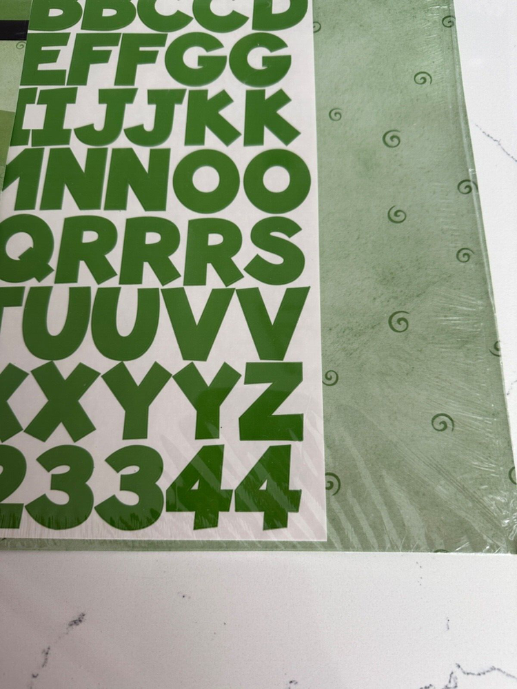 Making Memories Watercolor Collection Willow Value Pack Letters Sheets Patterns