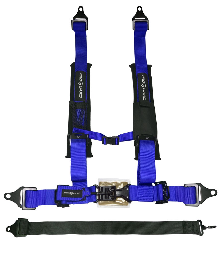 PROGUARD Blue 5 Point Harness 2" Straps Universal UTV Off-Road Harness