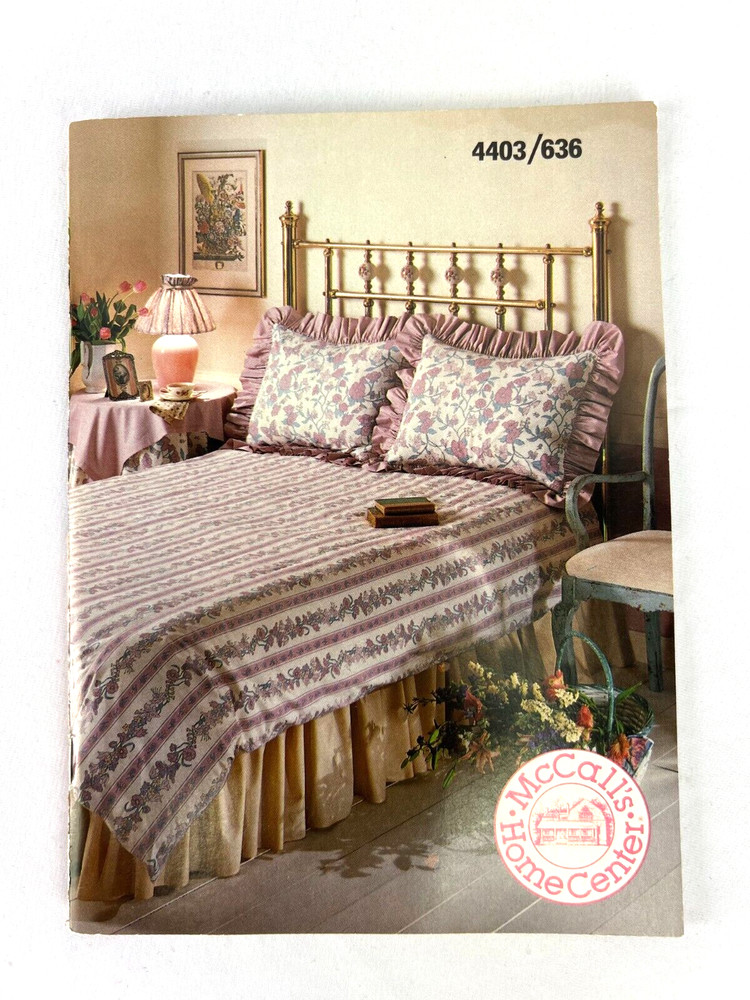 McCALLS CRAFTS Home Center Patterns 4403 "Cover Essentials" Uncut Instruction Bk
