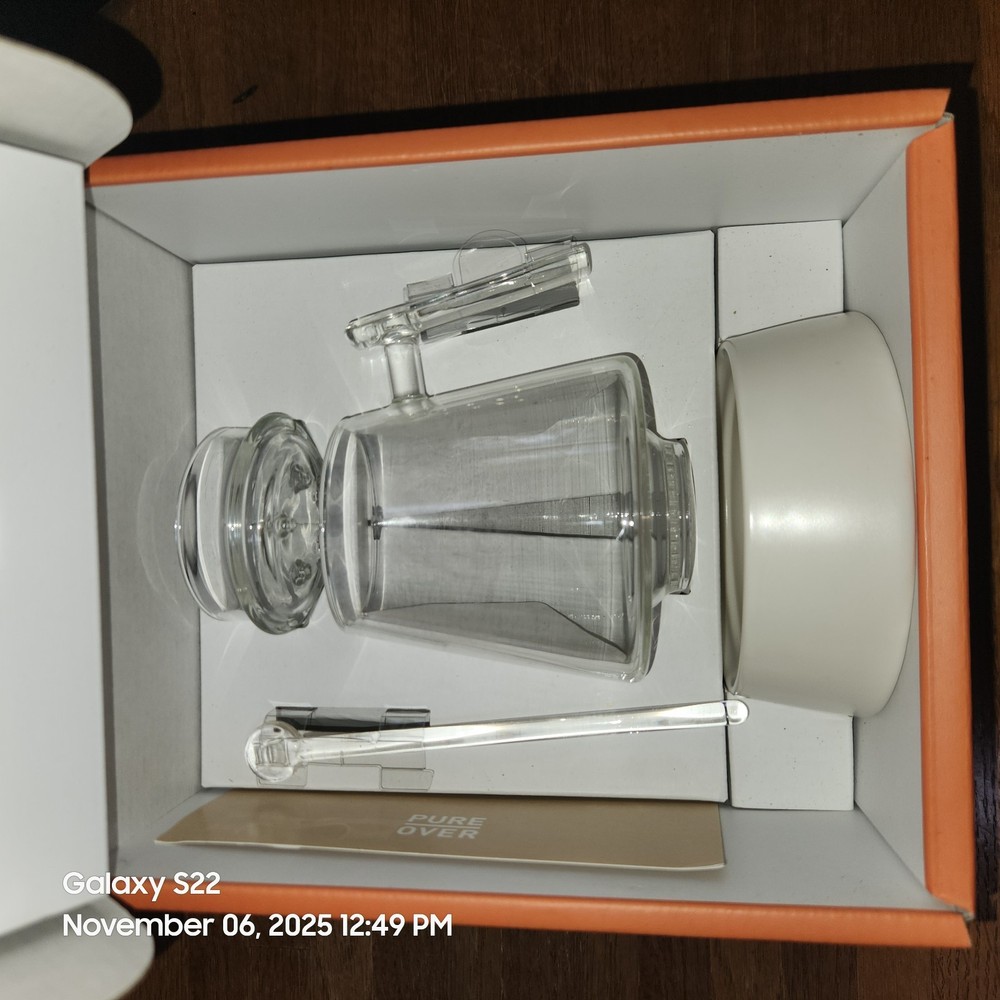 Pure Over Glass Pour Over Coffee Maker Kit