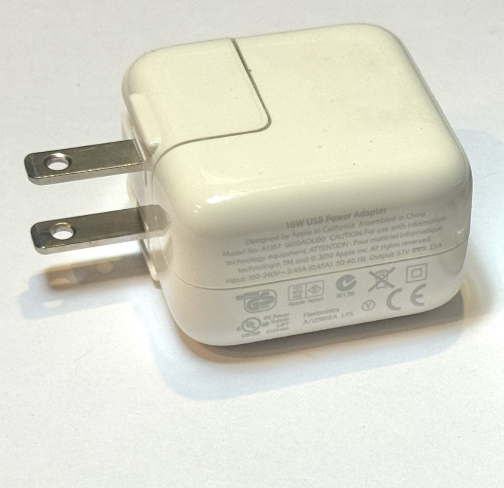 Genuine Apple 10W USB Power Adapter A1357 for iPhone, iPad, iPod
