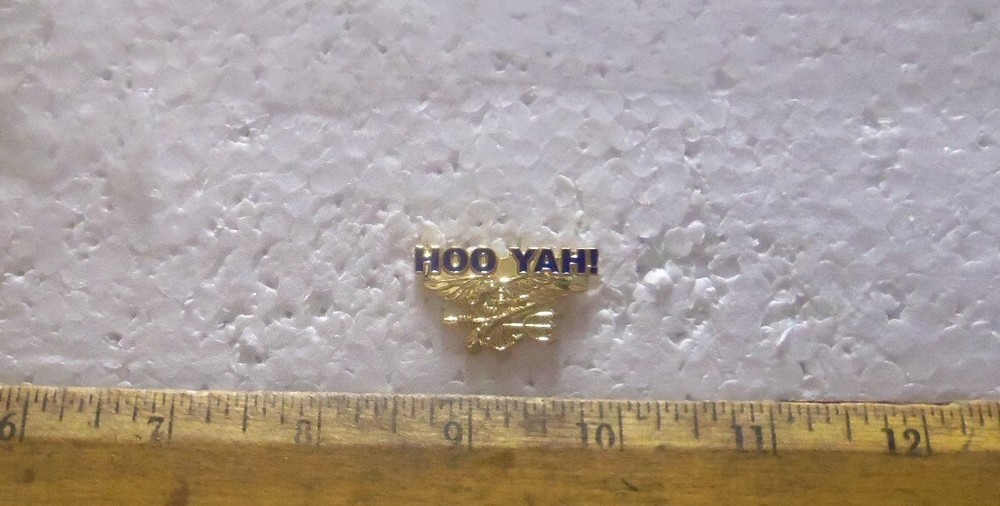 US Navy - Seals Trident with HOO YAH! Pin