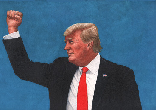 DONALD TRUMP ART PRINT