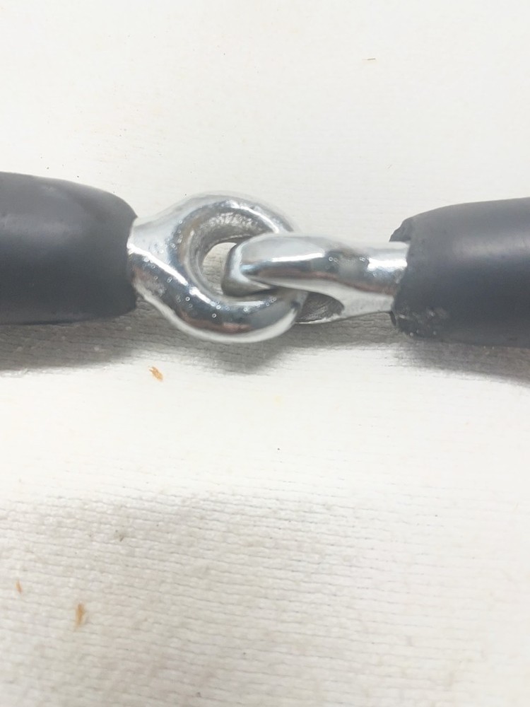 D-Ring Rubber Mouth Snaffle Bit 5-1/4 in