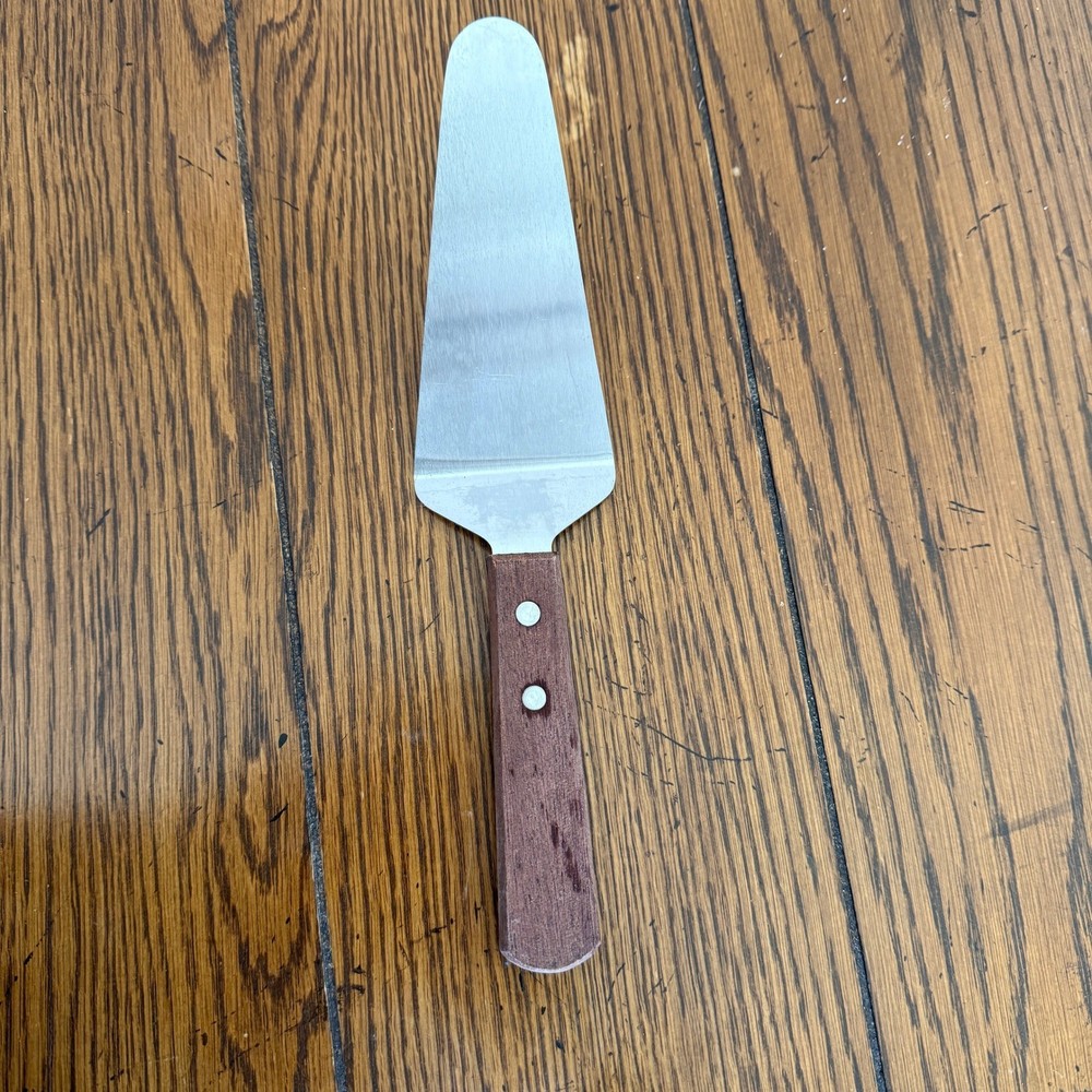Winco Stainless Steel Rosewood Handle Cake Server Spatula Server #249