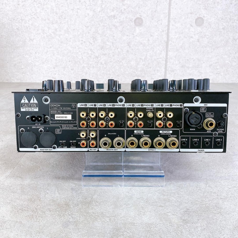 DENON DJ Mixer DN-X110C Multiple Channels Used JUNK Tested