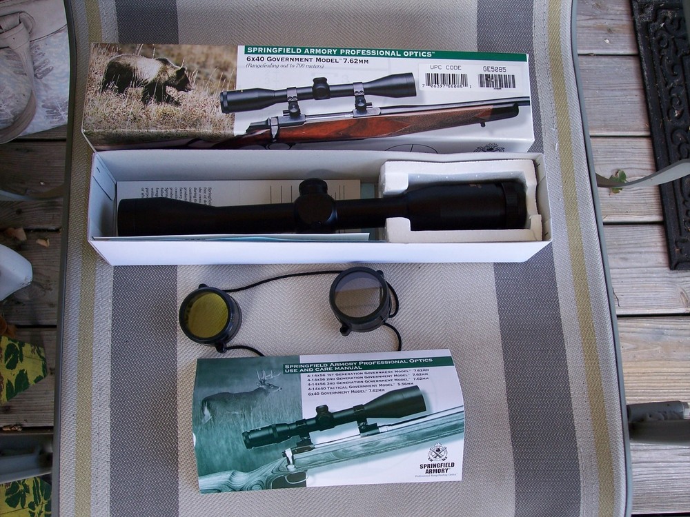 Springfield Armory 6x Sniper Scope .308 MIB