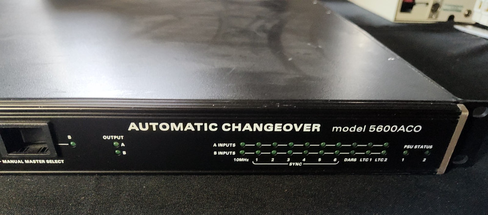 EVERTZ 5600ACO AUTOMATIC CHANGEOVER SYSTEM - (POWER TESTED )