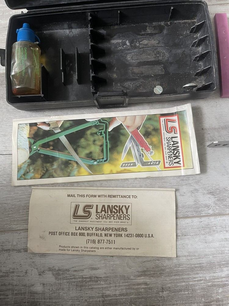 lansky sharpening system Made In USA Preowned See Pics