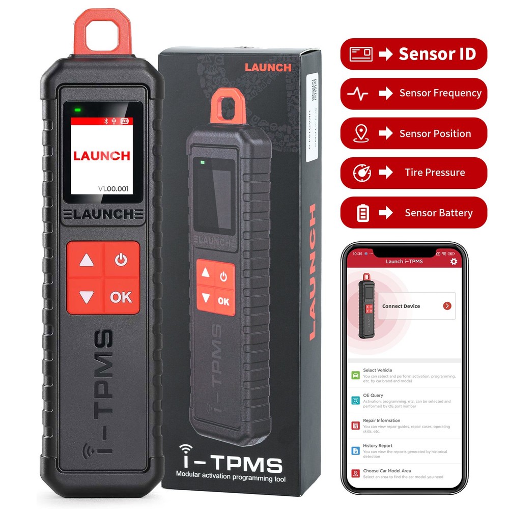 Launch X431 i-TPMS Tire Pressure Detector Terminator Sensor Activator Program US
