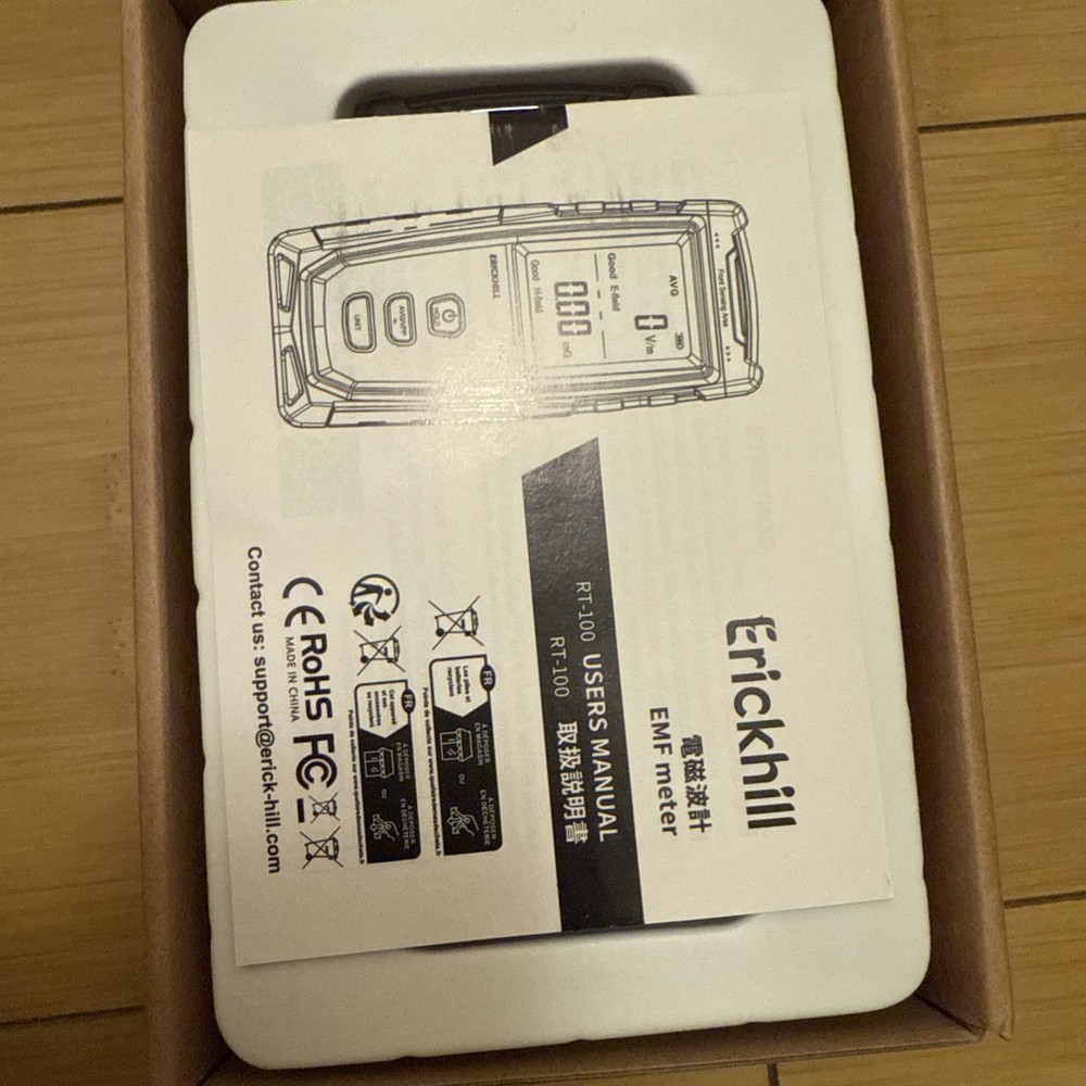ERICKHILL RT-100 EMF Meter, Hand-held Electromagnetic Field Radiation Detector