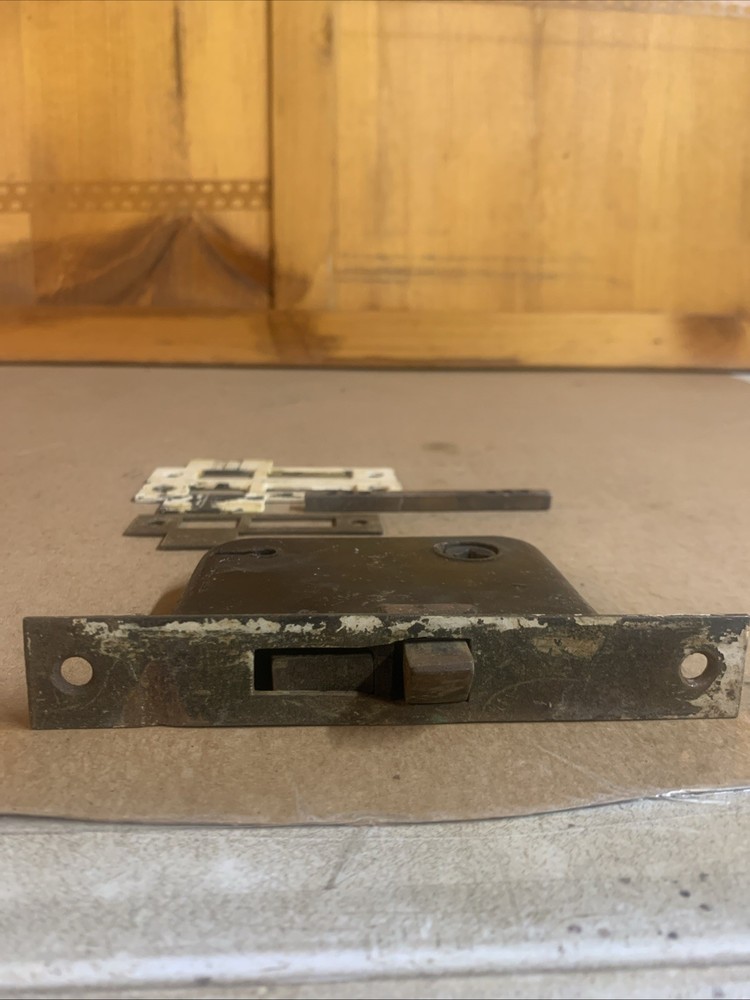 Antique Rim Lock. Mortise Lock & Hardware. 4/8
