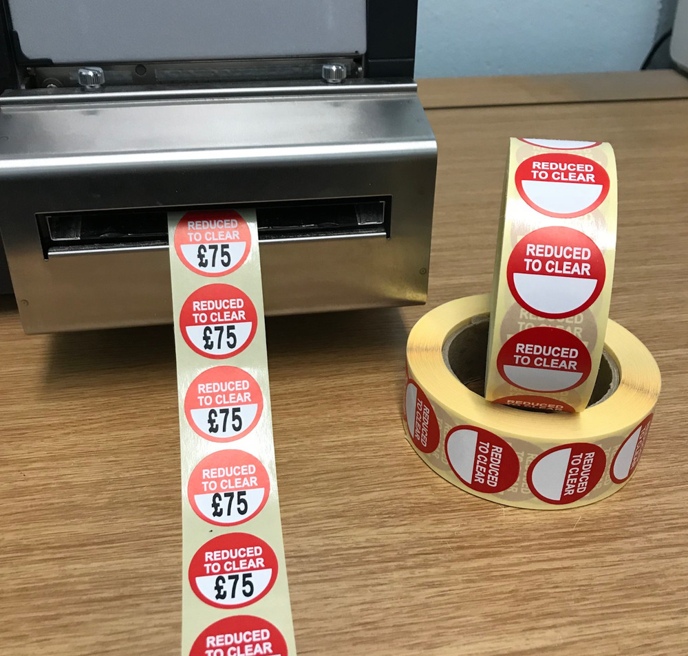 Thermal printer - Circular - Reduced To Clear - Labels / Stickers