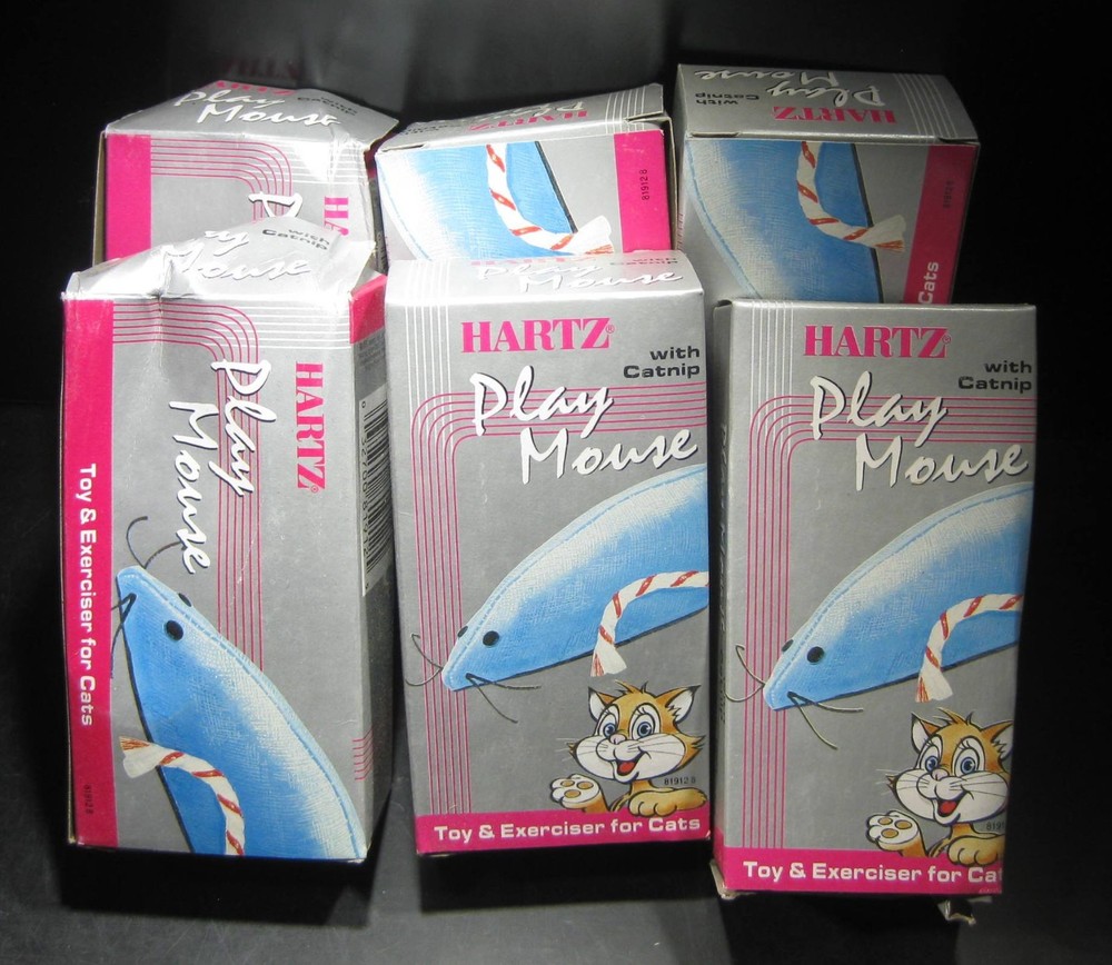 Hartz Catnip Play Mouse 6 Pack Cat Toy