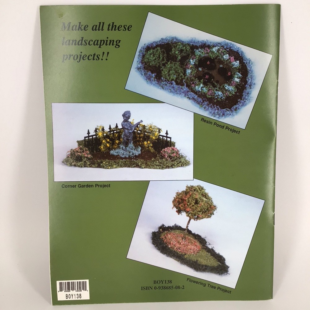 Dollhouse Miniature Book Basic Landscaping plans Dee’s Delights