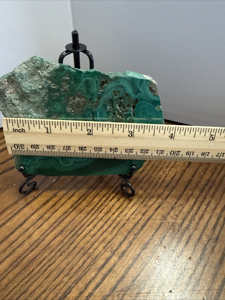 Malachite Slab With Stand