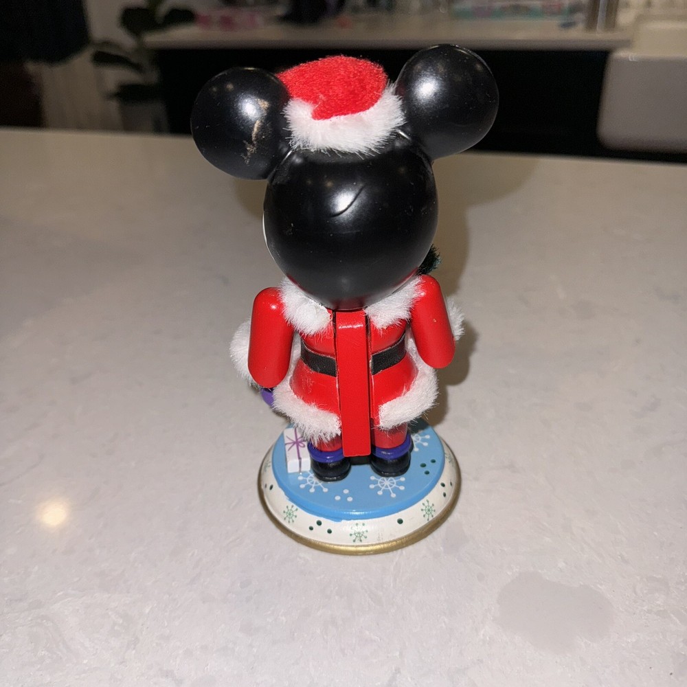 Disney Mickey Mouse Nutcracker Santa Figurine 7” Christmas