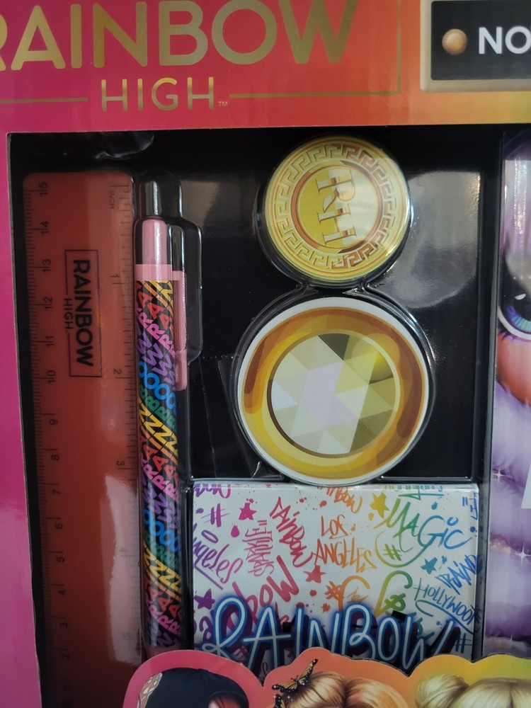 Rainbow High Notebook Stationary Set New In Package
