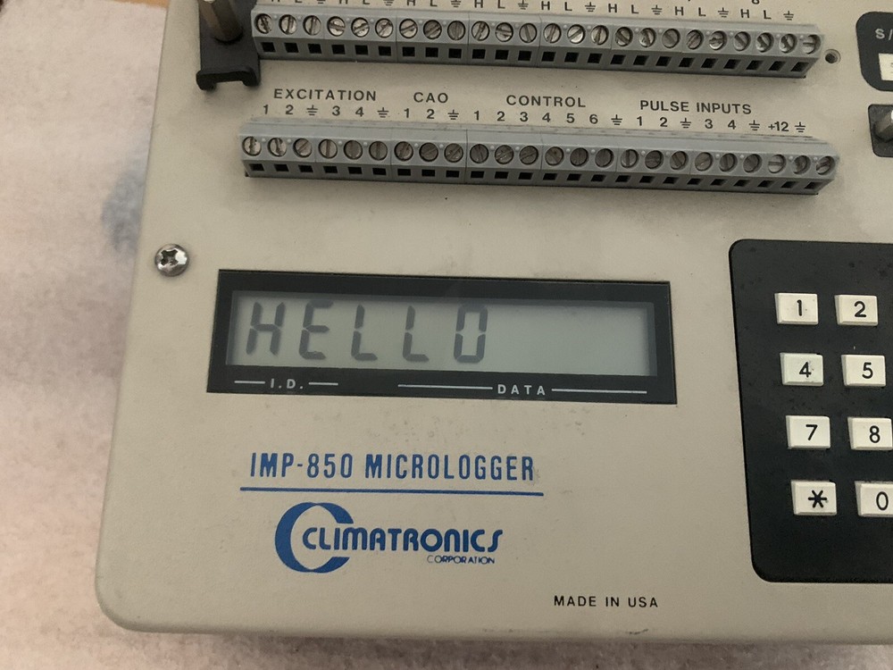 Climatronics Campbell IMP-850 Micrologger Data Logger 101633
