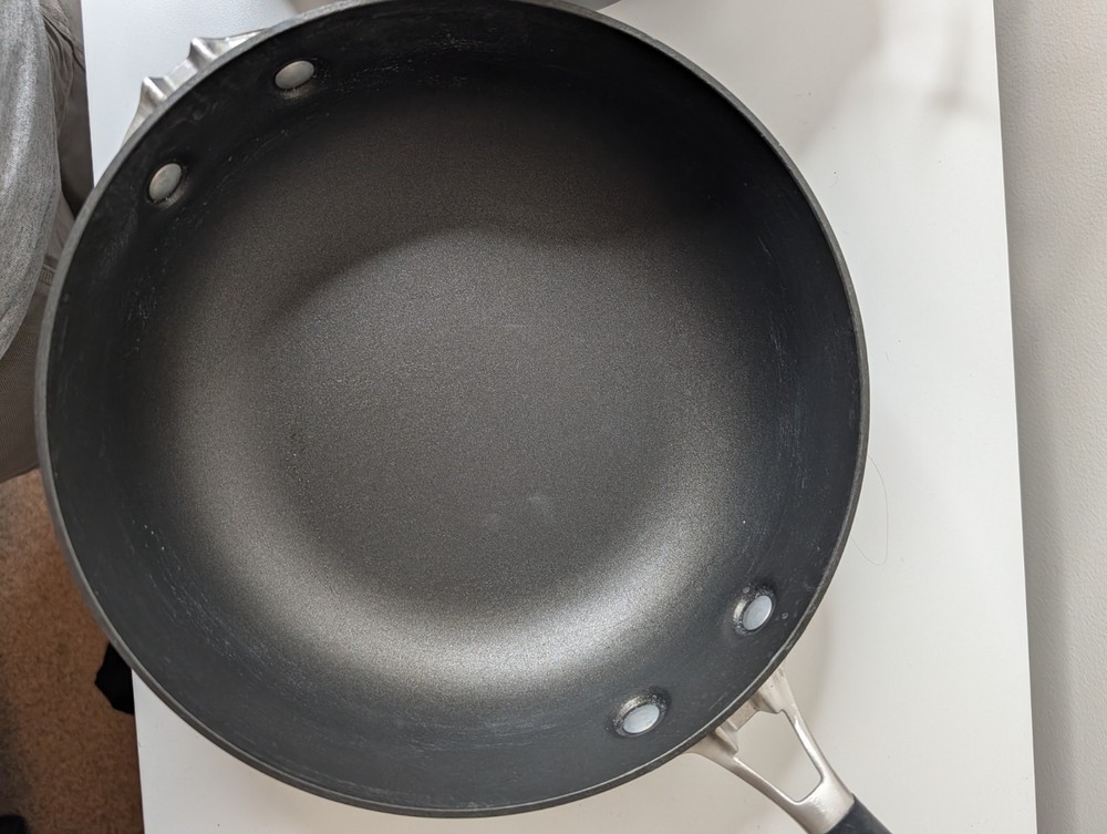 Calphalon Premier Space-Saving Hard-Anodized Nonstick Cookware Set, Black,