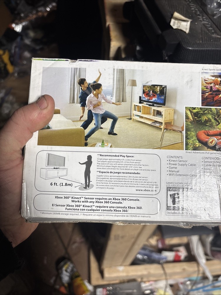 Microsoft Xbox 360 Kinect Connect Black Sensor Used