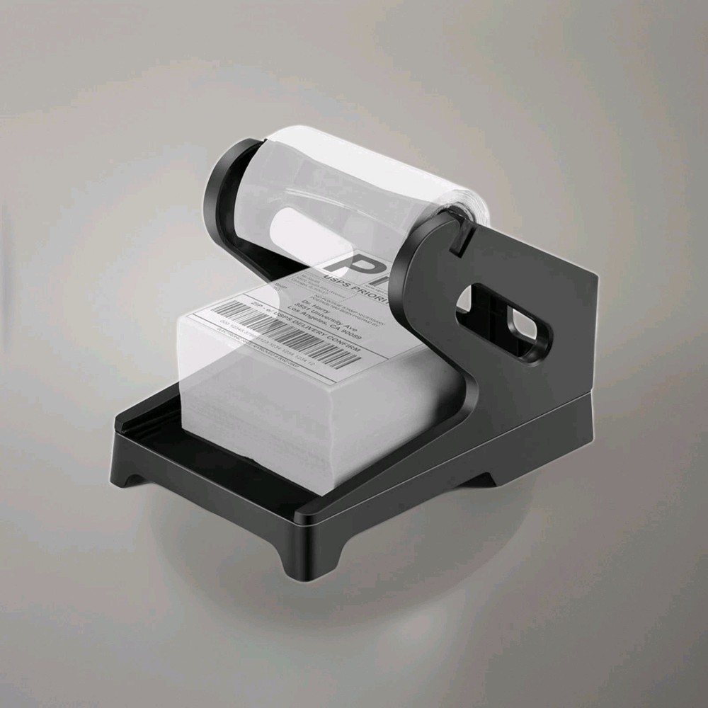 JADEN'S Dual Function Label Holder For Rolls and Fanfold Stacks  Black  BRAND...