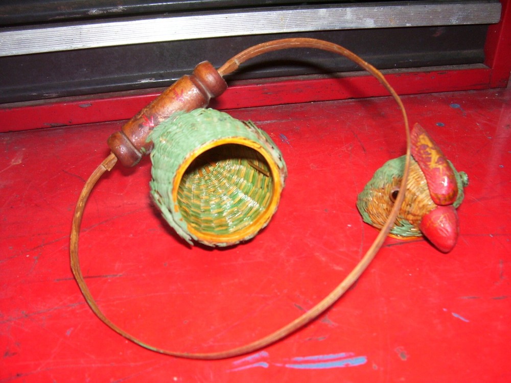 Decorative Hanging Parrot Bamboo