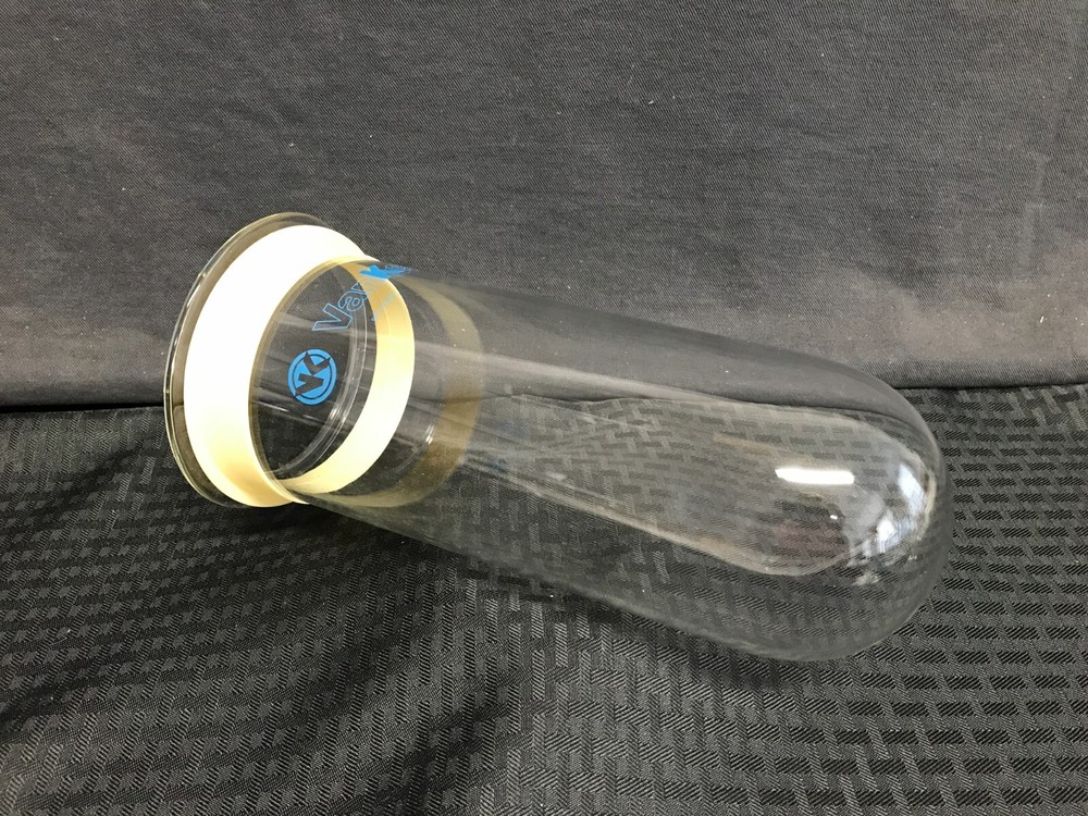 VARIAN VANKEL Glass 2000mL 2L Clear Vessel EaseAlign Dissolution Testing w/Ring