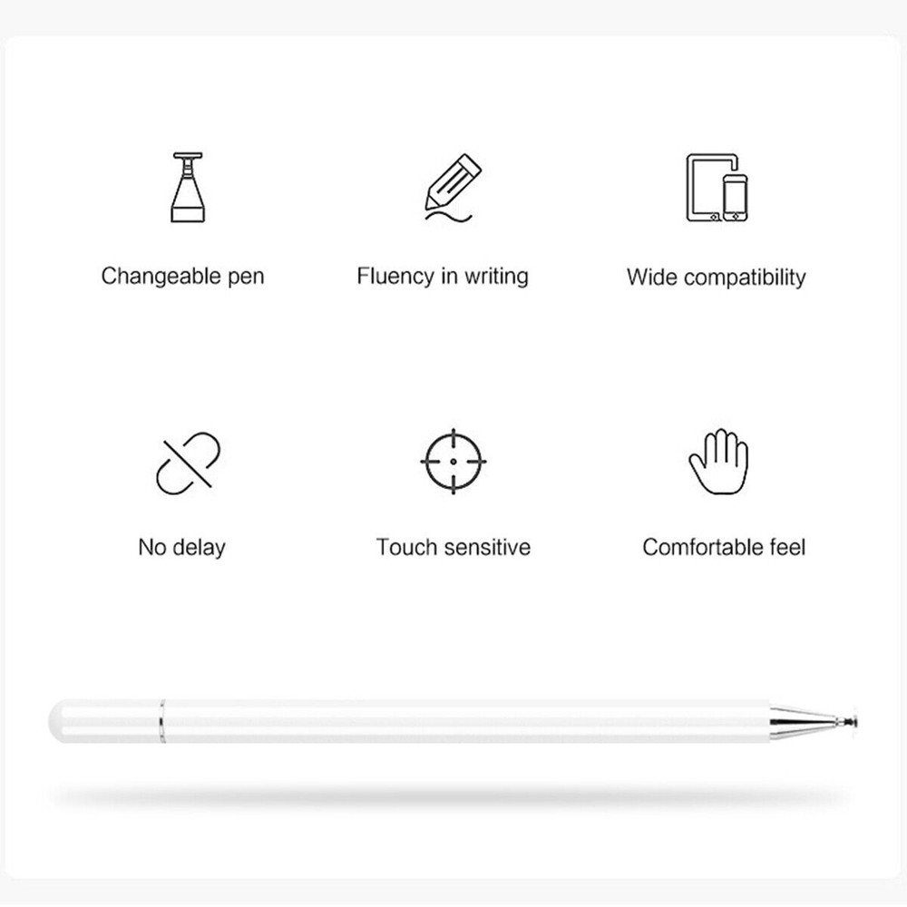 Stylus Pen For iPad iPhone Samsung Galaxy Amazon Fire Tablet Touch Screen Pencil