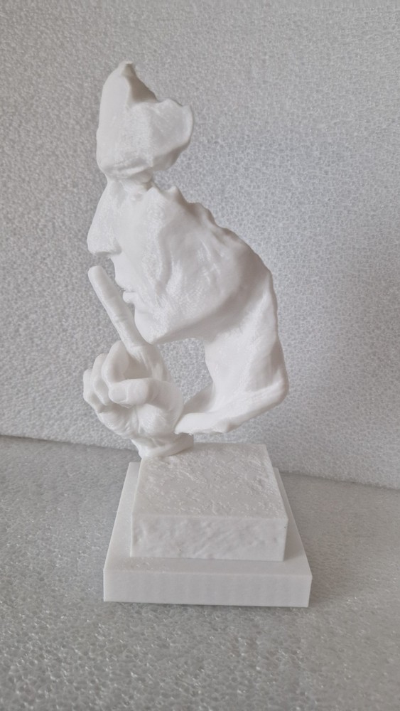 Decorative Statue "Silence is Gold"