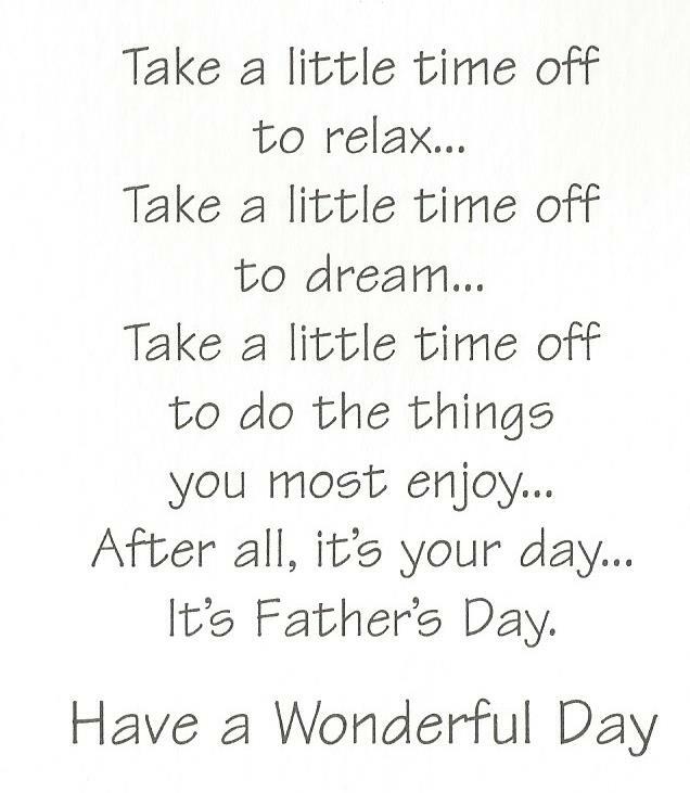 Enjoy Yourself on Father's Day (F)