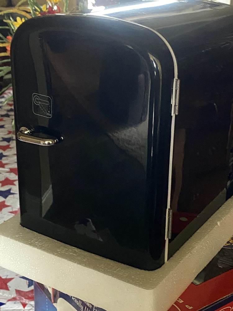 COOL IT Personal Mini Refrigerator - Black - Compact & Portable - Car Adapter