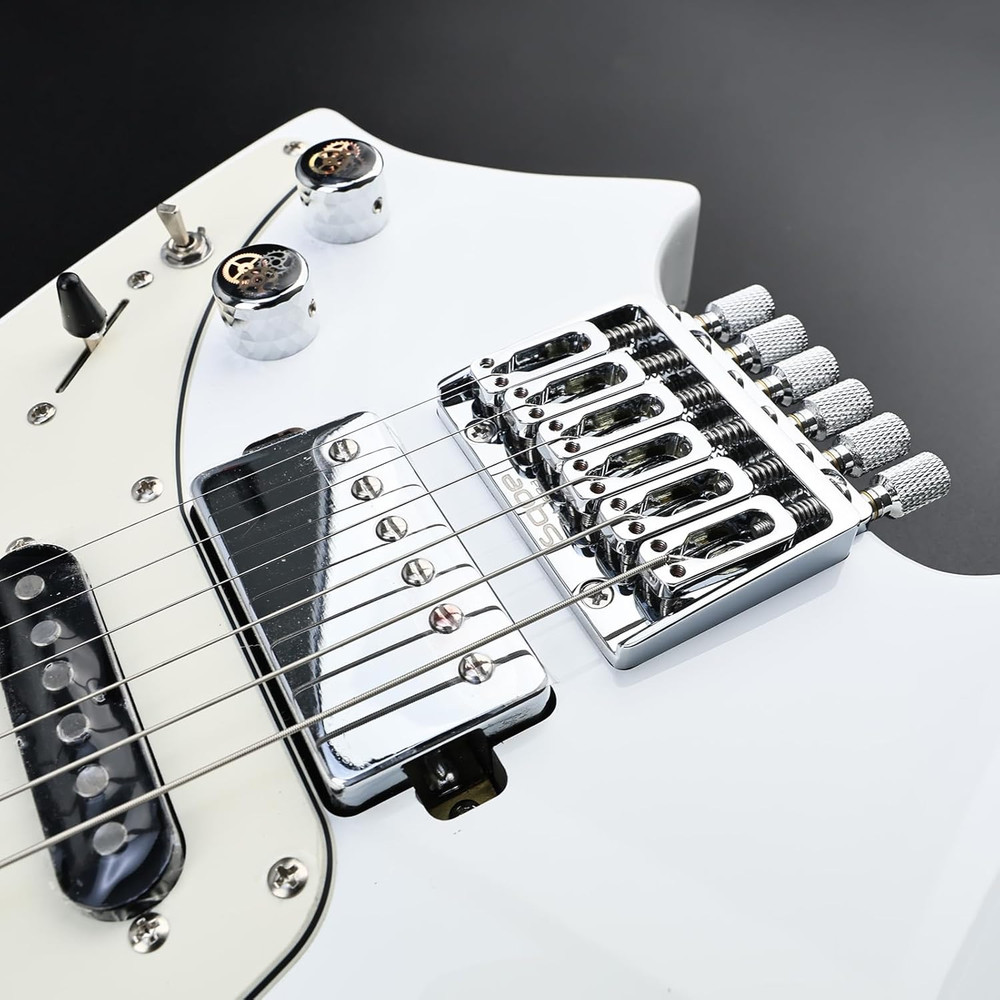 Chrome Headless Guitar Bridge Tremolo System