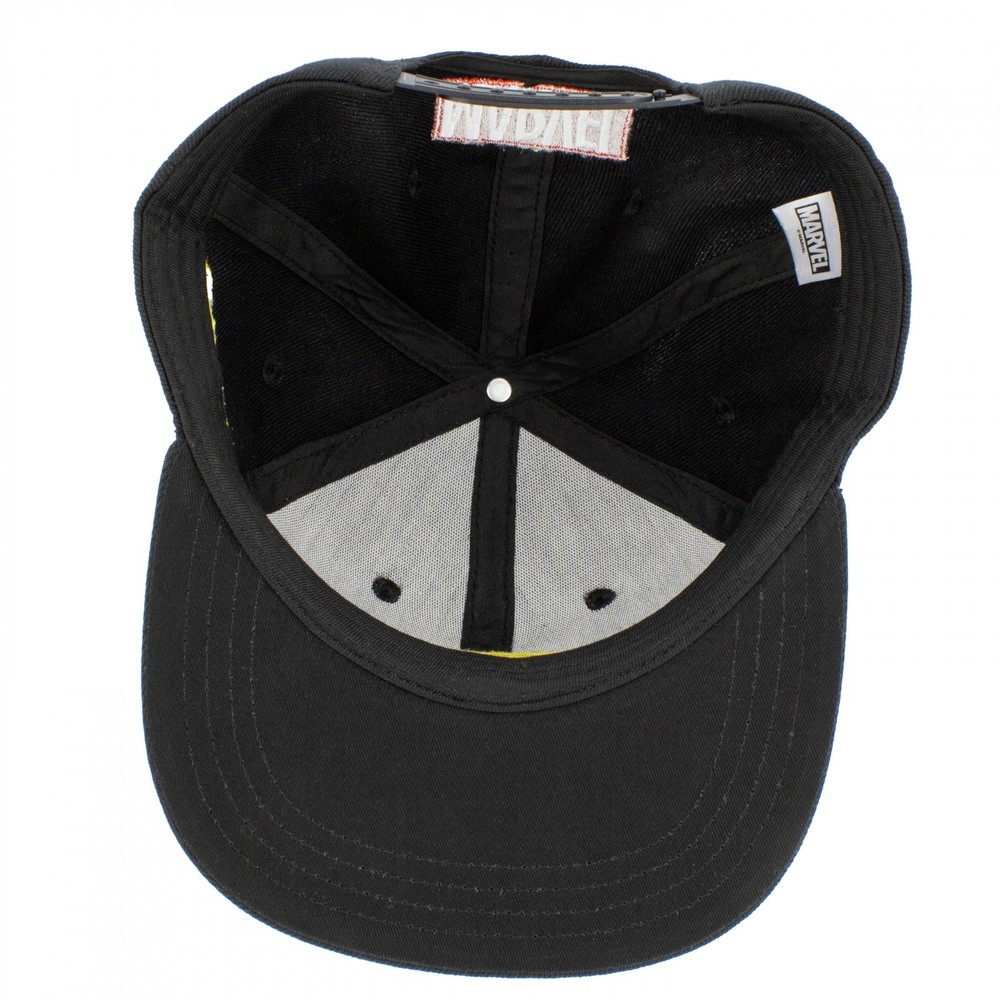 X-Men Wolverine Berserker Barrage Snapback Hat Black