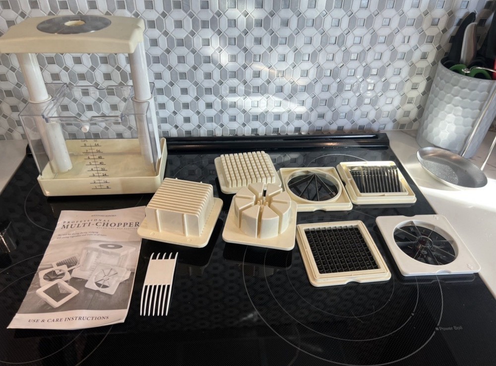 Williams Sonoma Professional Multi Chopper Fruit & Vegetable Dicer Slicer Corer