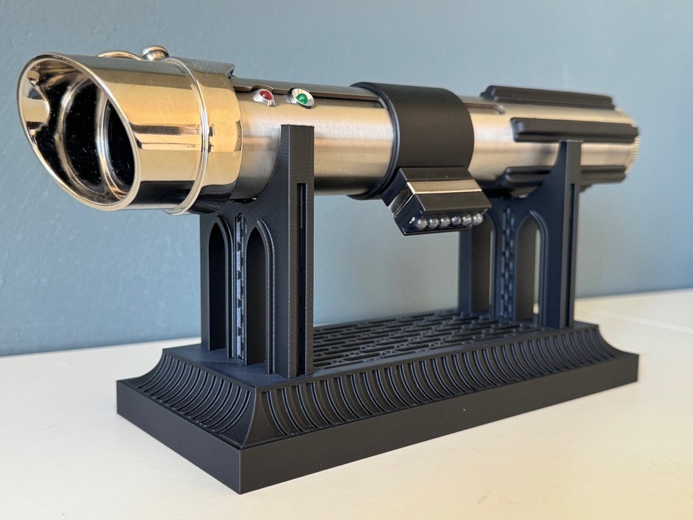 Lightsaber Stand | Black  3.5" × 8" × 4"
