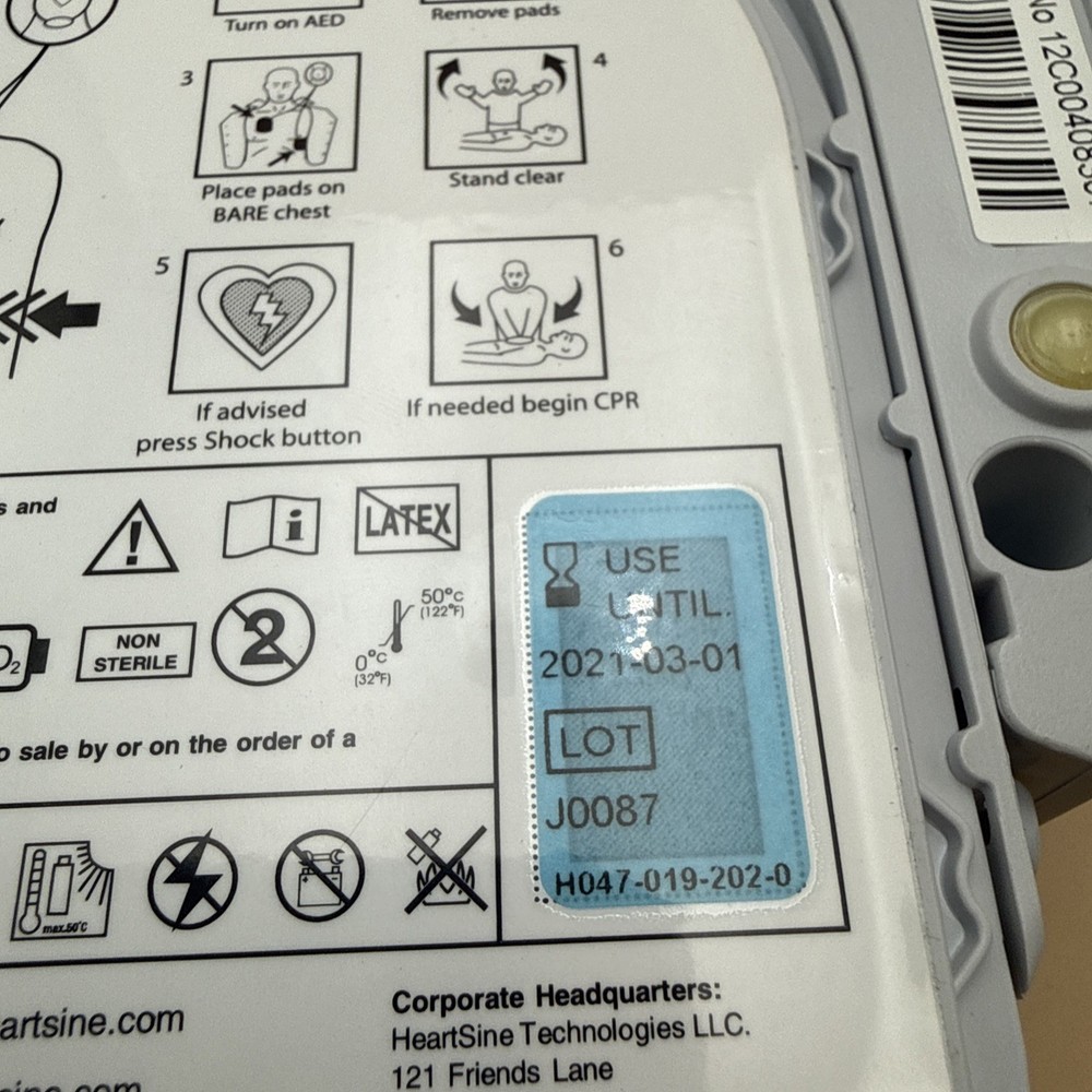 HeartSine SAM300P Samaritan PAD Tested Working