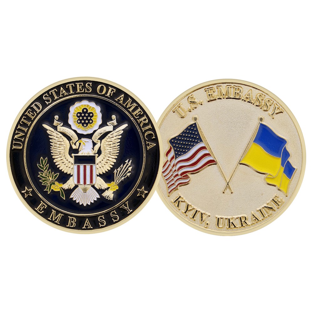 US EMBASSY UKRAINE COIN