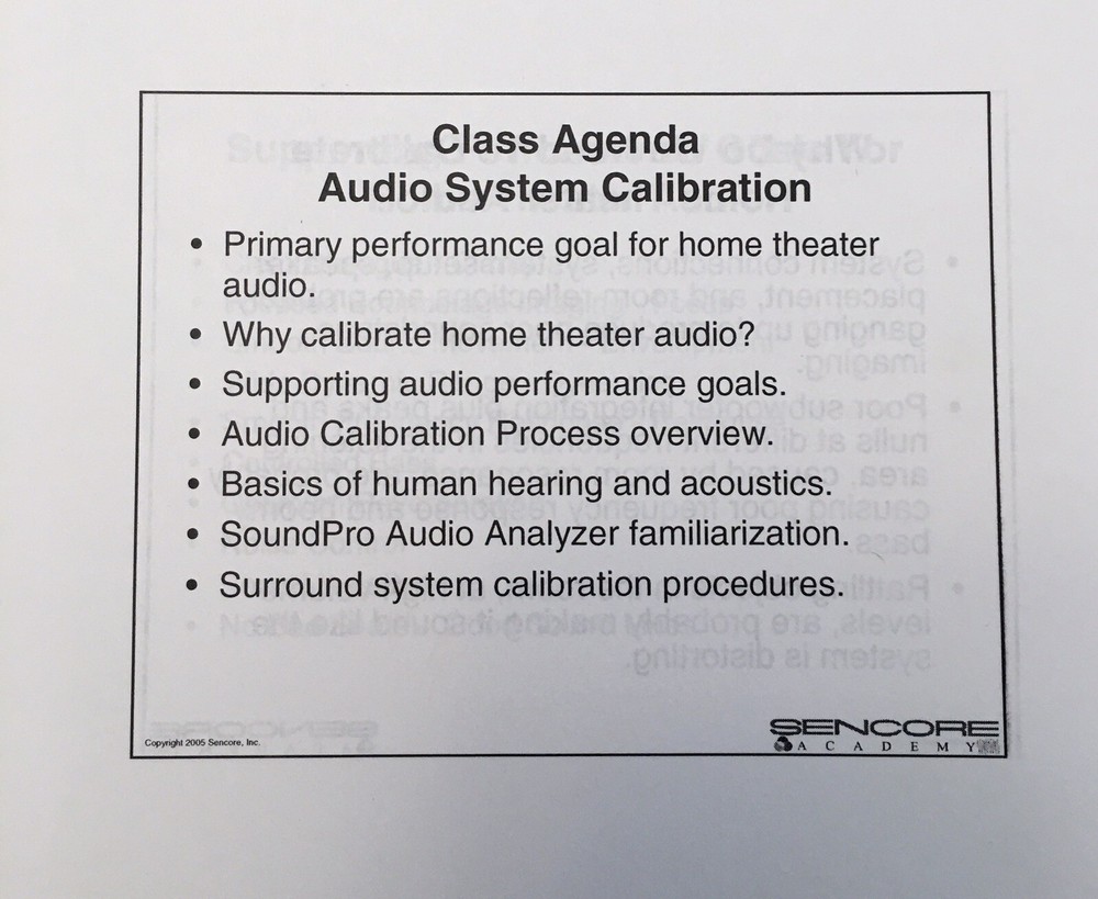SENCORE Training Academy TS700 Video Audio Satellite RF Complete Training Course