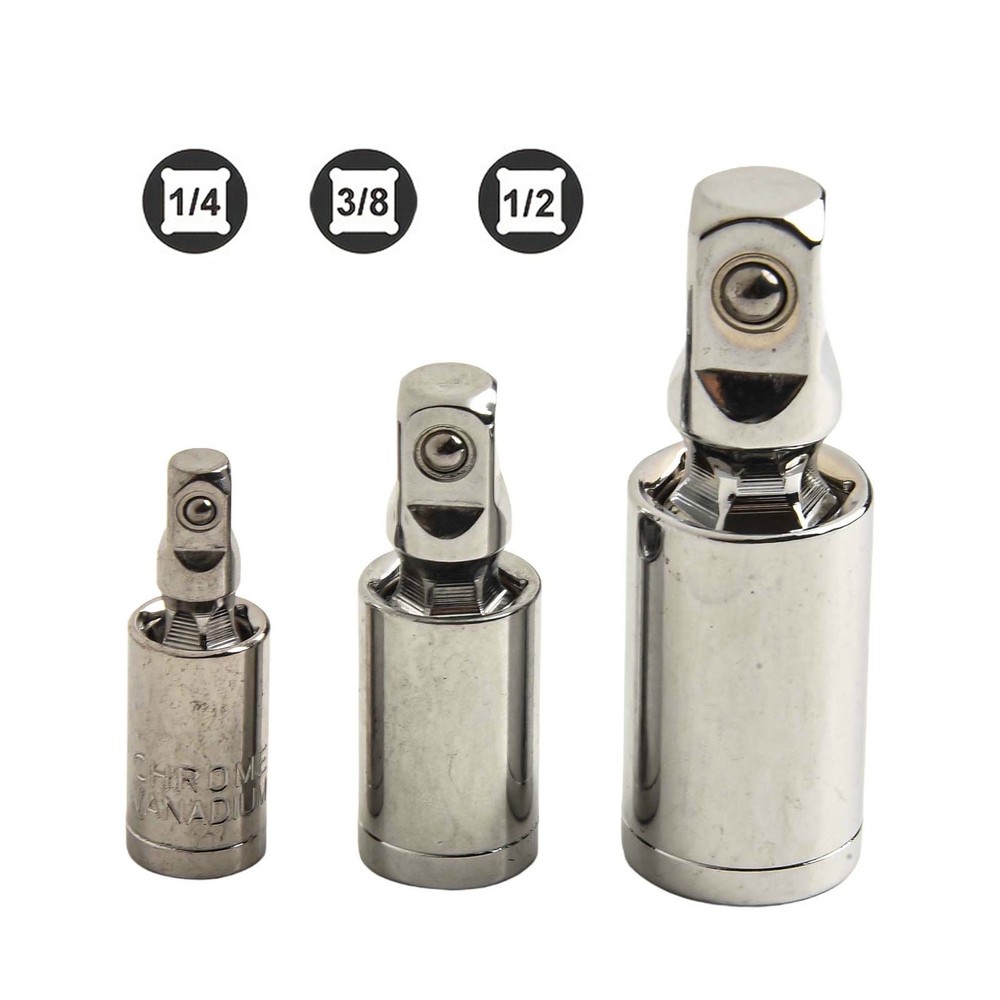 Diverse Uses Compact Joint Socket Kit Featuring Essential Ratchet Adapters