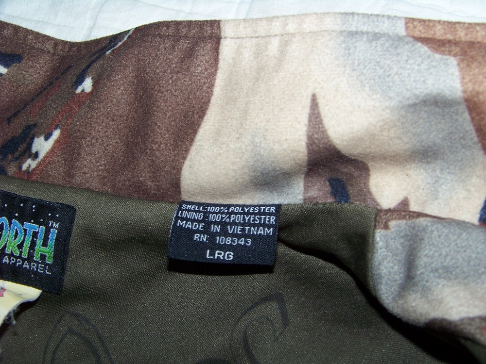 Due North Apparel Camo Jacket - L-Reg - Brown Predator Camo