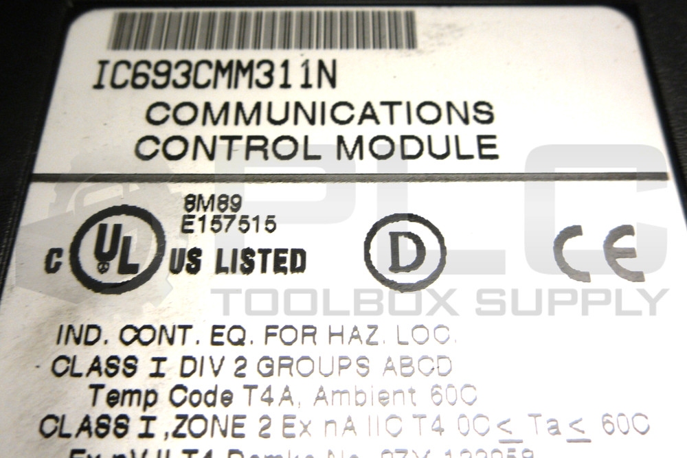 GE FANUC IC693CMM311N CONTROL MODULE