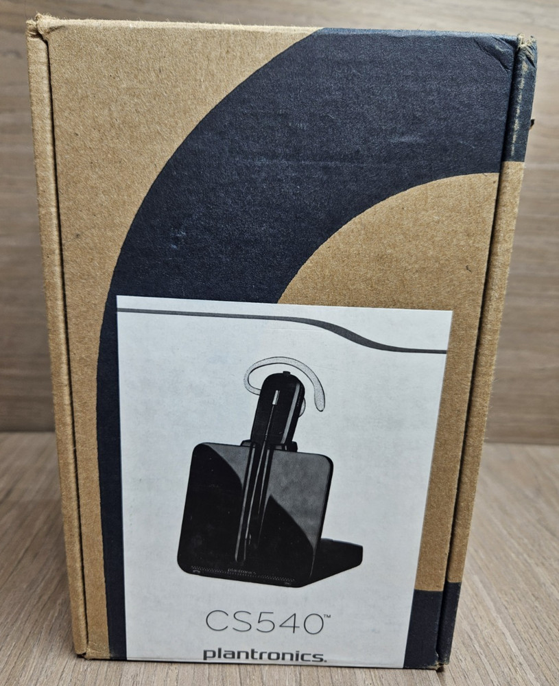 PLANTRONICS Poly CS540 Wireless DECT Headset Black New