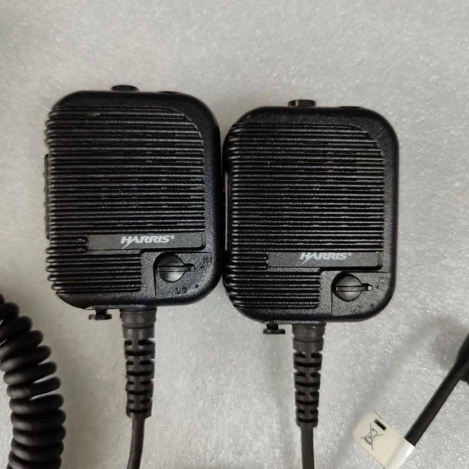 USED HARRIS intercom radio microphone speaker