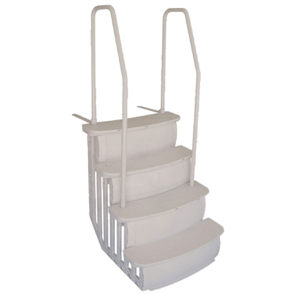 Main Access Adjustable Easy Entry Steps with Dual Handrails for Swimming Pools