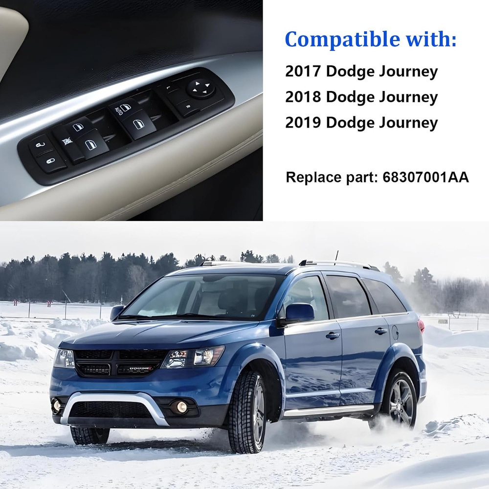 Left Front Driver Side Master Power Window Switch for Dodge Journey
