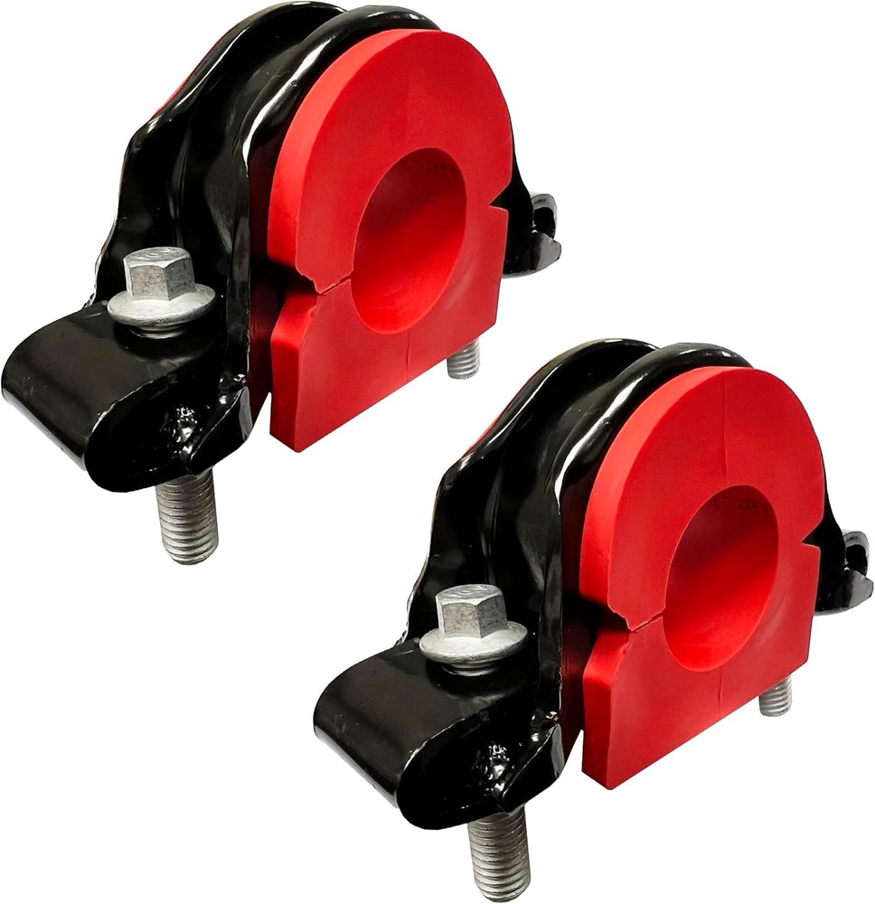 4PC Front CODE RED Sway Bar CODE RED Stabilizer Bar Bracket/Bushing Clamp Kit