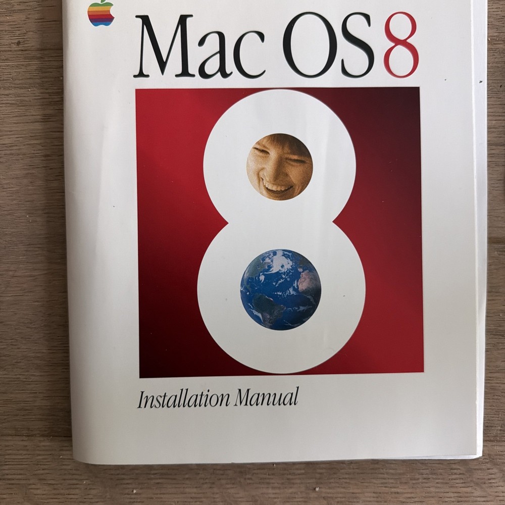 Vintage Apple Mac OS 8 Original Software Manual PC Computer Disk (Complete)
